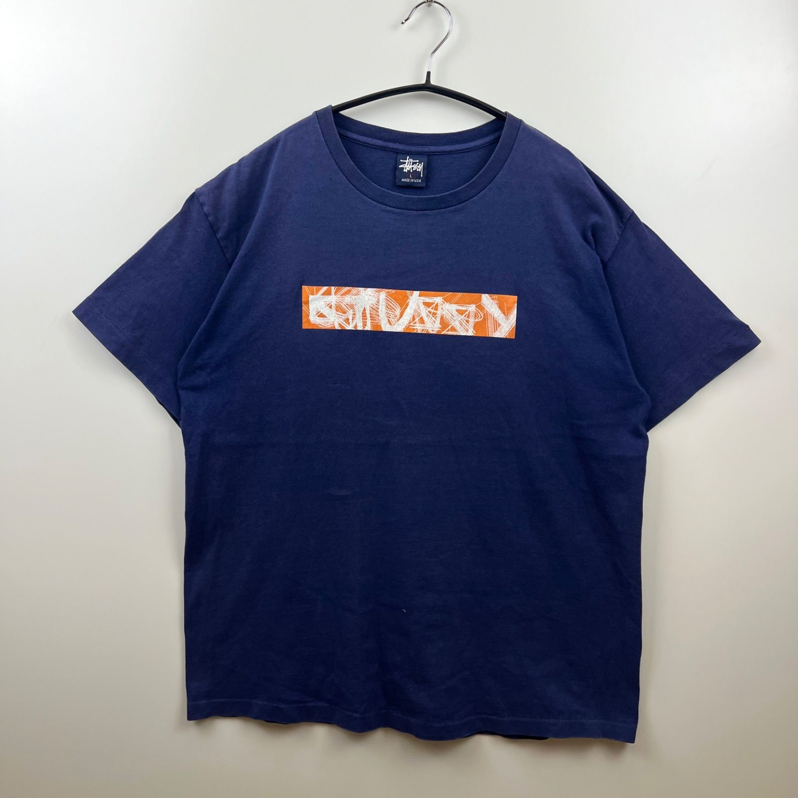 STUSSY 90s USA old graphic logo Tee L ステューシー グラフィック 
