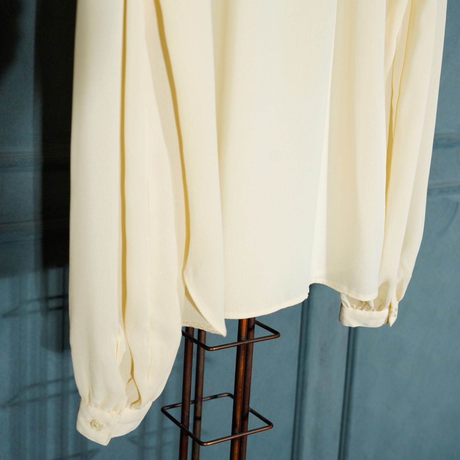 BLOUSE|アメリカ古着フリルタイデザインブラウス