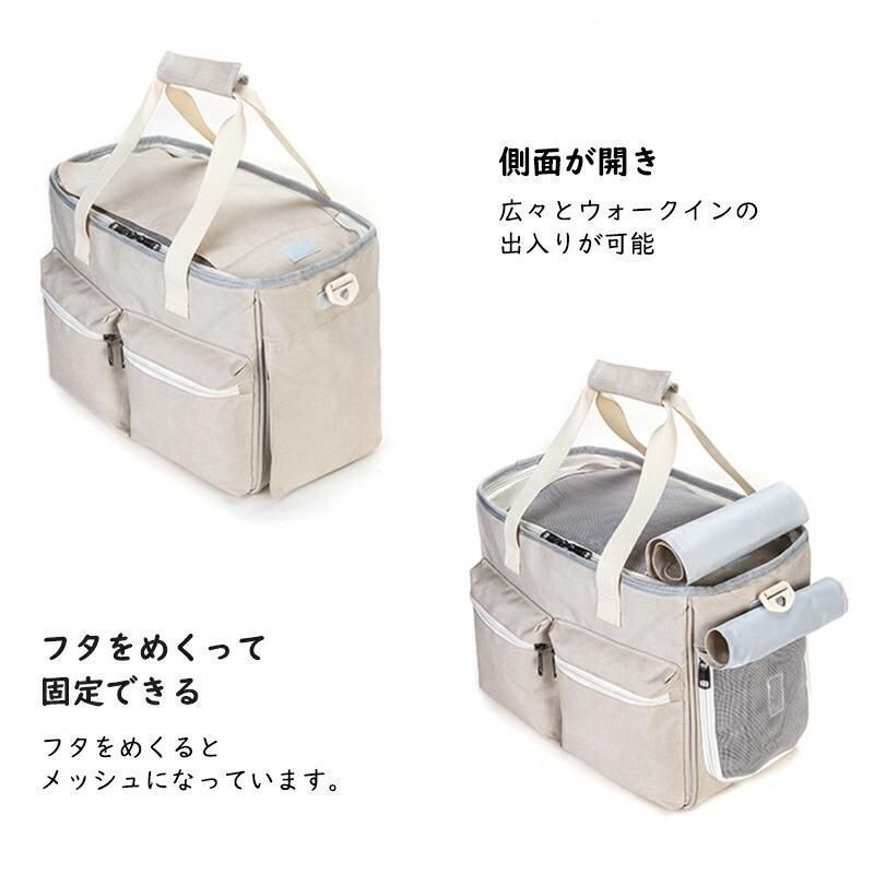 ペットキャリー ペットキャリーバッグ 2way 猫 犬 バッグ 本物 斜