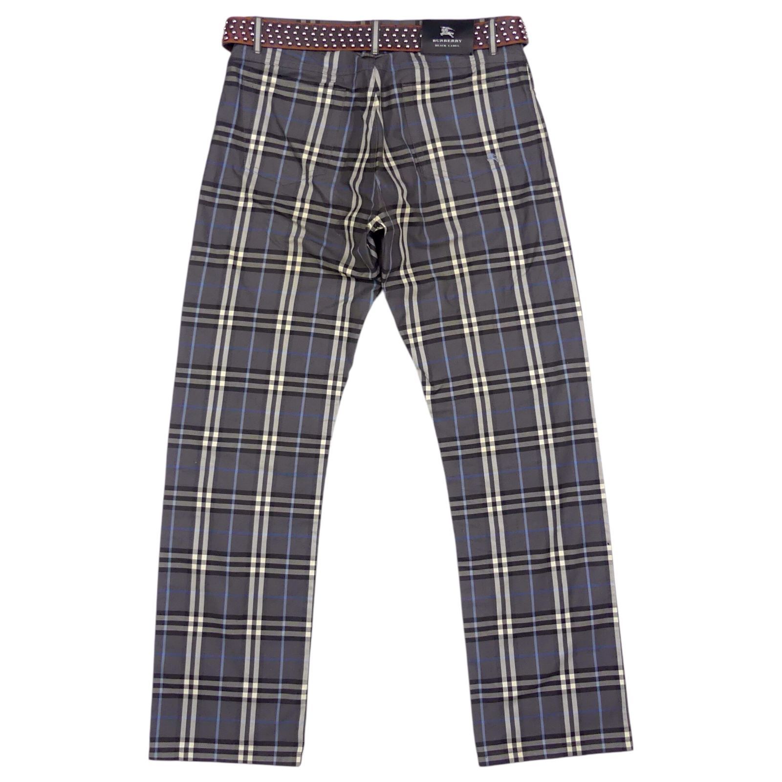 【美品】【82】BURBERRY BLACK LABEL チェックパンツ メンズ BURBERRY BLACK LABE 廃盤 バーバリーブラックレーベル チェック