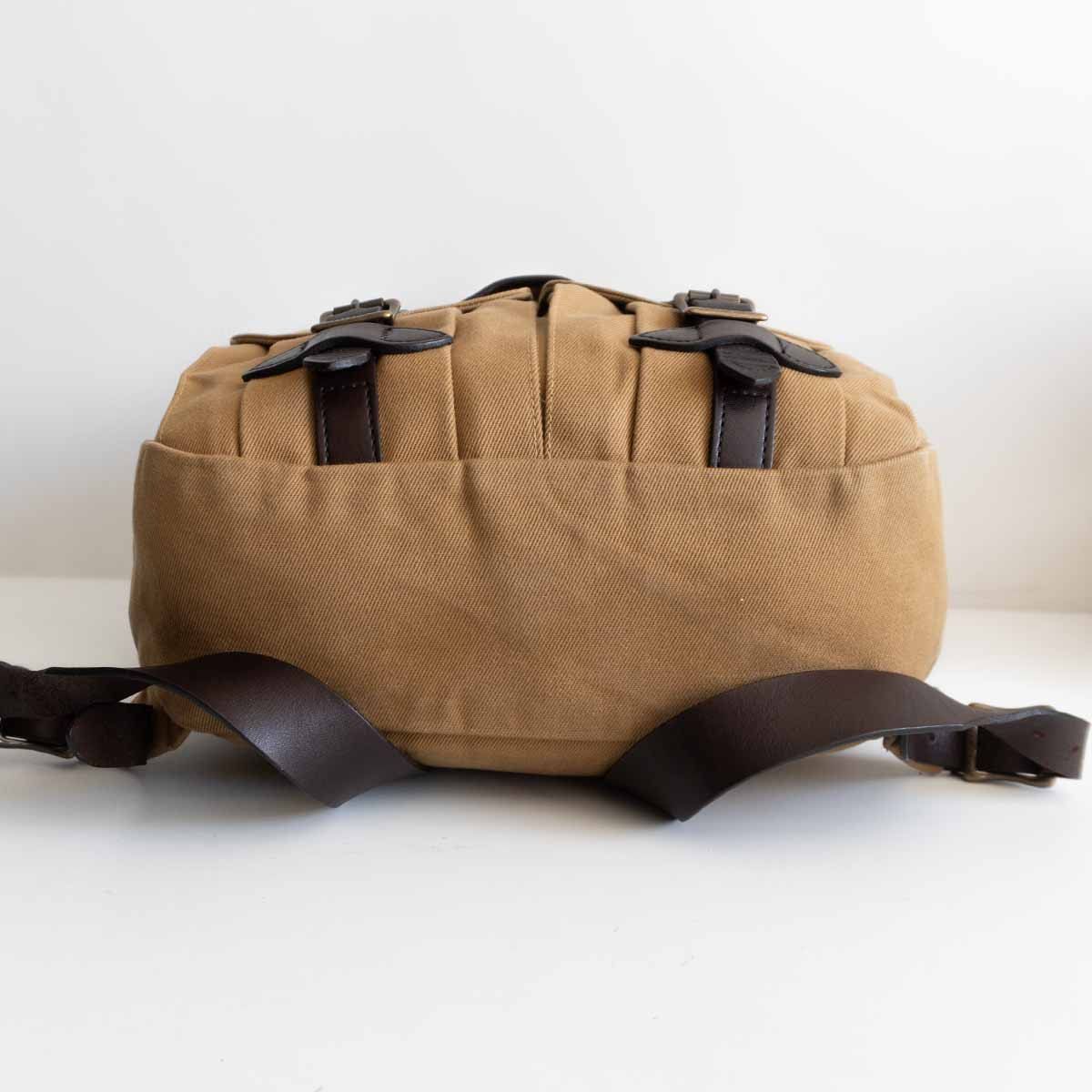 美品】FILSON【Rucksack リュック】タン コットンツイル×レザー
