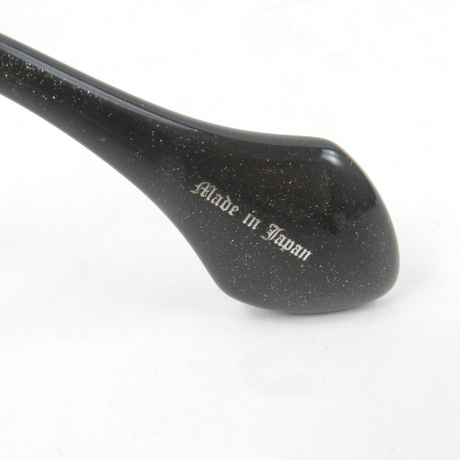 美品□A'rossby ロズビー 209252208 SV925 ラメ入り ハーフリム メガネ
