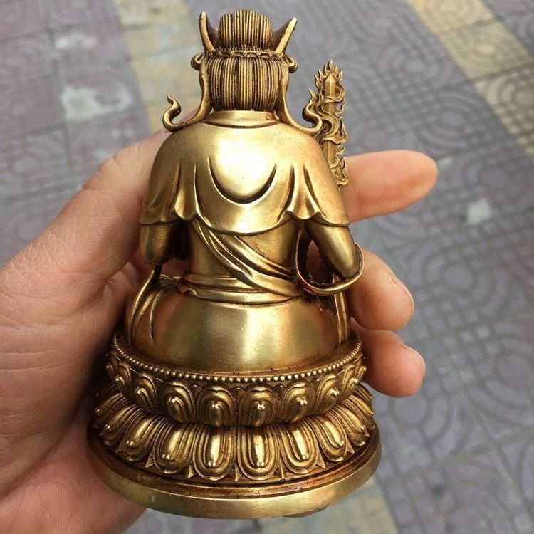 銅製 仏像 虚空蔵菩薩仏像 家内仏堂 奉納 装飾品 工芸品 置物