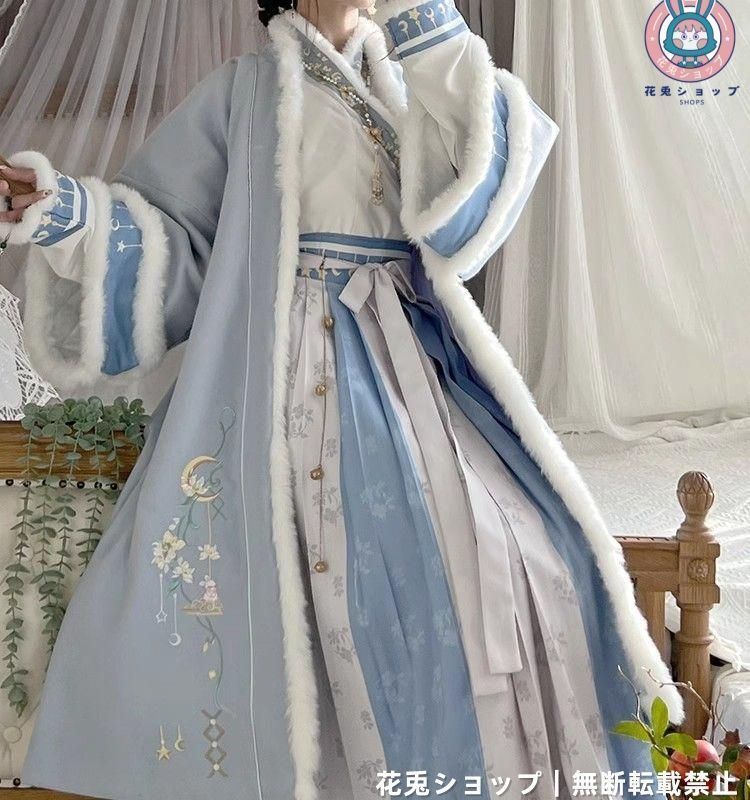 HF-135美しい花刺繍 宮廷風漢服 豪華ドレス コスプレ イベント撮影用衣装 美しい刺繍