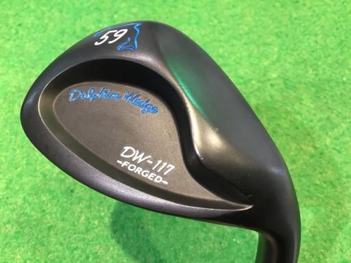 キャスコ Dolphin wedge DW-117 FORGED 59° ウェッジ WG KBS Hi-REV 2.0 フレックスS メンズ 男性用 右利き 右用 Bランク ゴルフクラブ