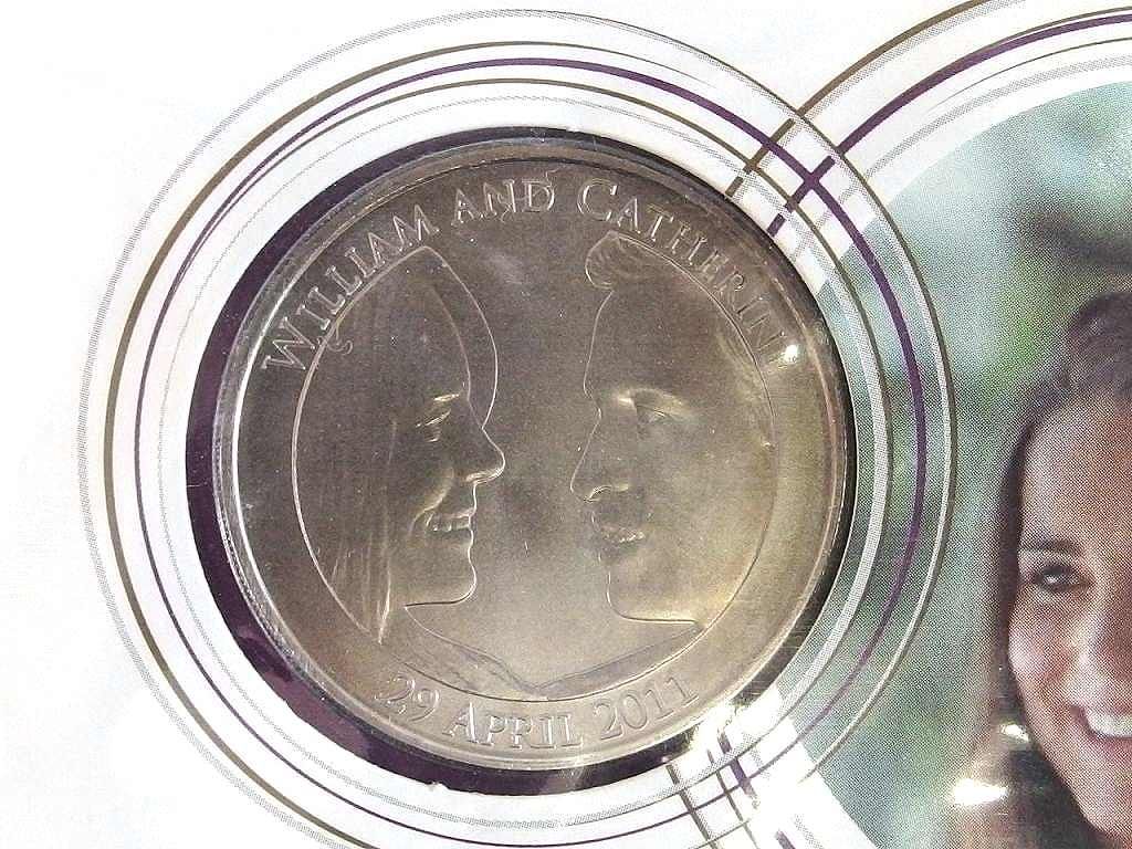 キャサリン妃 ウィリアム王子 ご成婚記念 5ポンド銀貨2011年 2011年