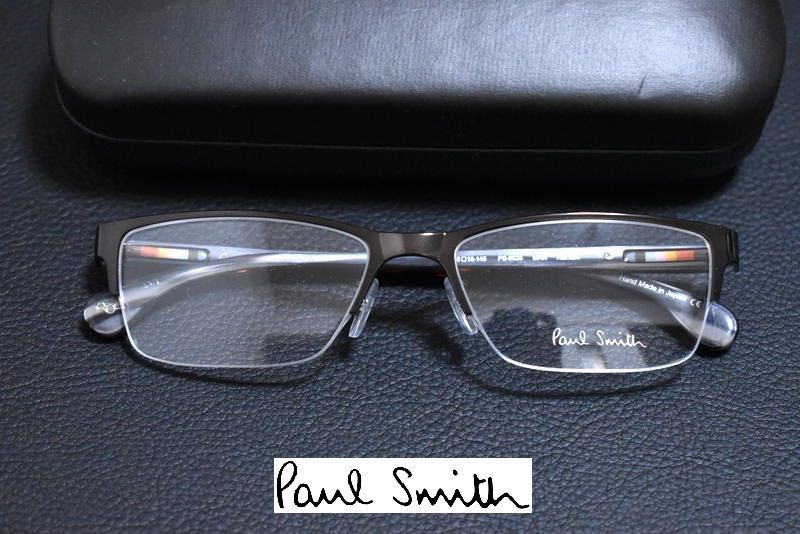 Paul Smith ポールスミスメガネPS-9526MBIRチタン フレーム 専用ケース付
