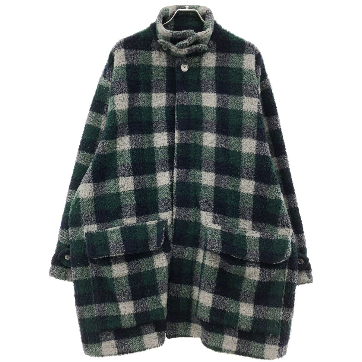 専用　NEAT HOUSE × MOC T フリース　チェック　コート 専用 NEAT HOUSE × MOC T フリース チェック コート
