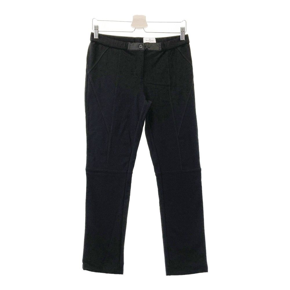 サイズ：L MUNSING WEAR マンシングウェア  裏起毛 ストレッチパンツ  ブラック系 [240101396127] ゴルフウェア メンズ ストスト
