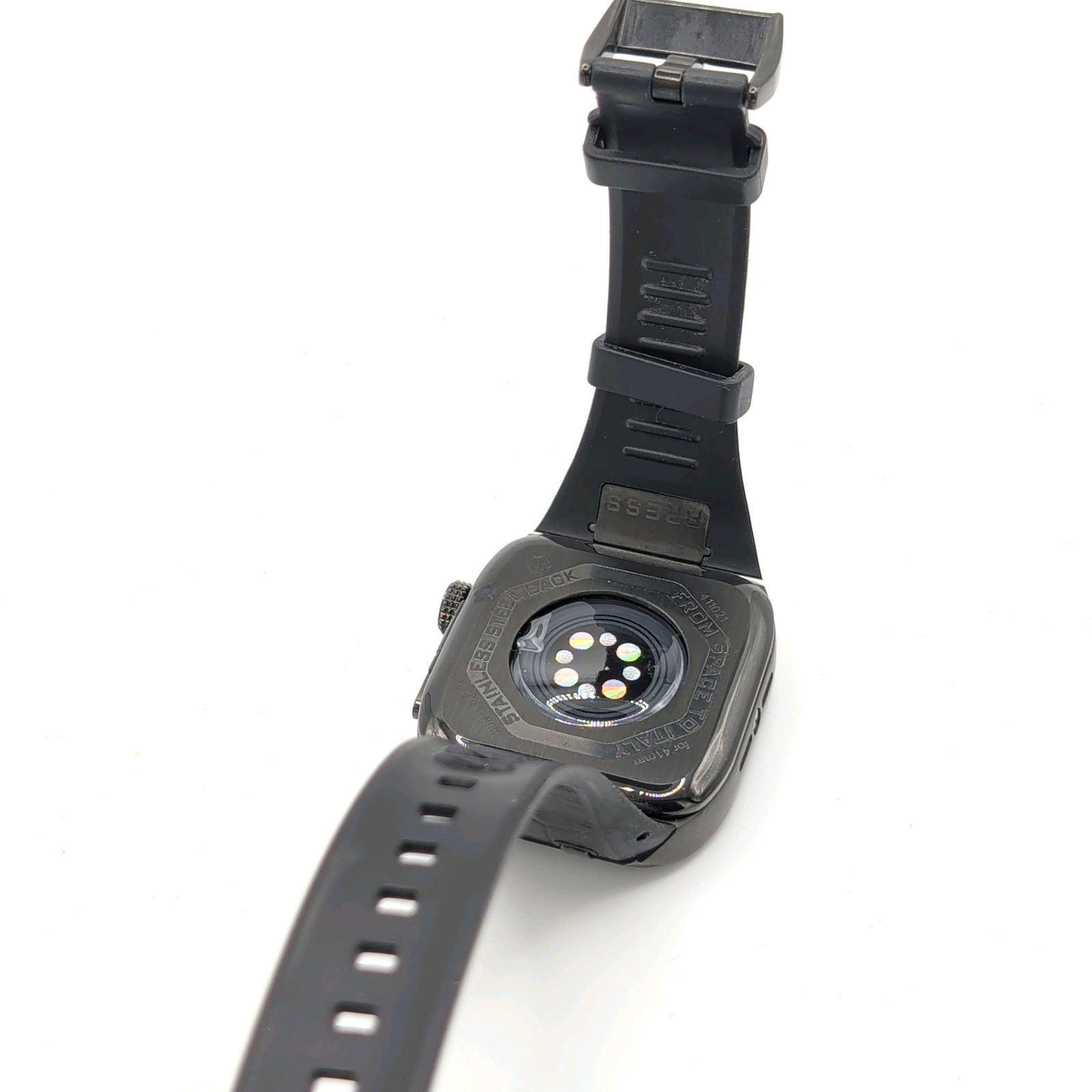 HUNBLE RICH Apple watch case 41mm 45mm 対応 Series 9/8/7 Black 