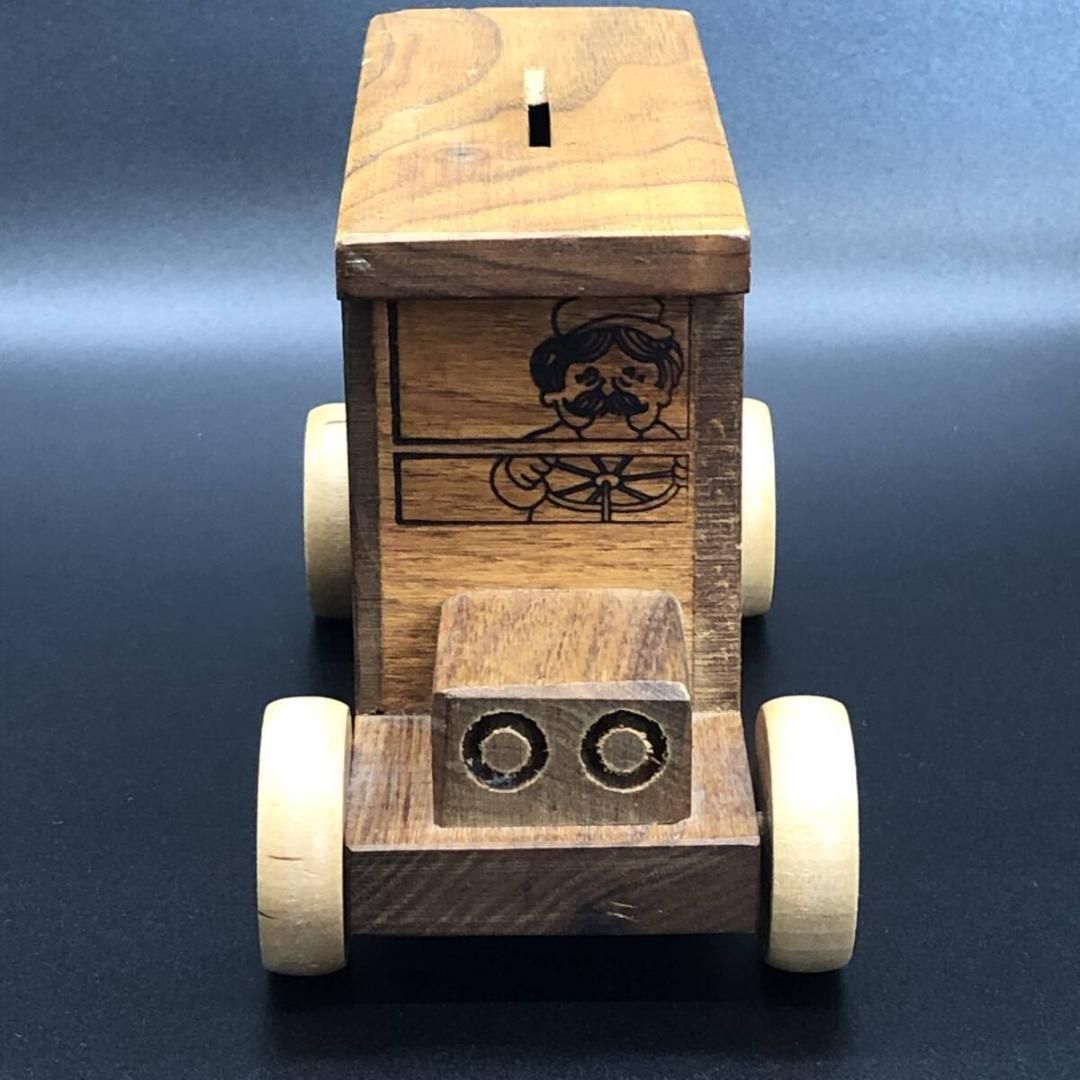  1980年代 L Bean 木製ヴィンテージコインバンク エルエルビーン 貯金箱 アンティーク オブジェ ビンテージ POP_24 B その他 登山ウェア アウトドアウェア