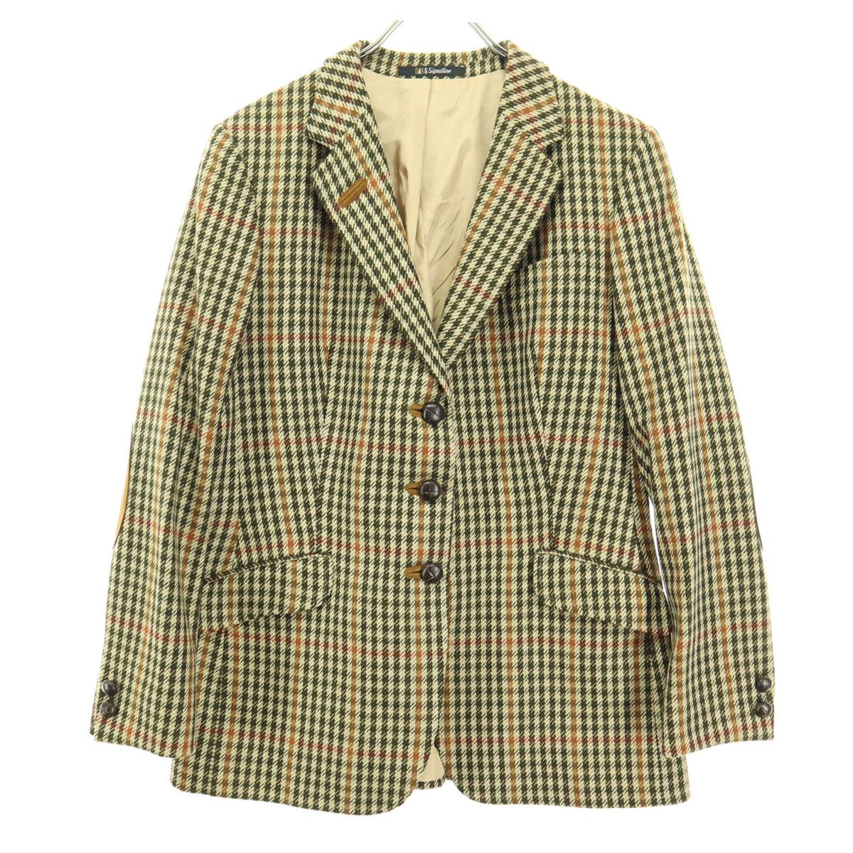 DAKS LONDON ダックスロンドン チェック柄 長袖 テーラードジャケット