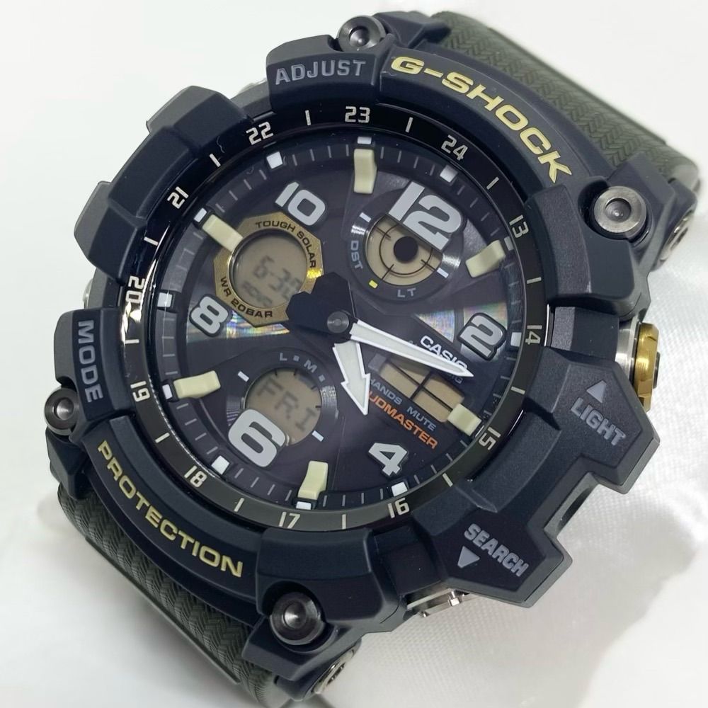 極美品》CASIO カシオ G-SHOCK Gショック GWG-100-1A3JF MUDMASTER