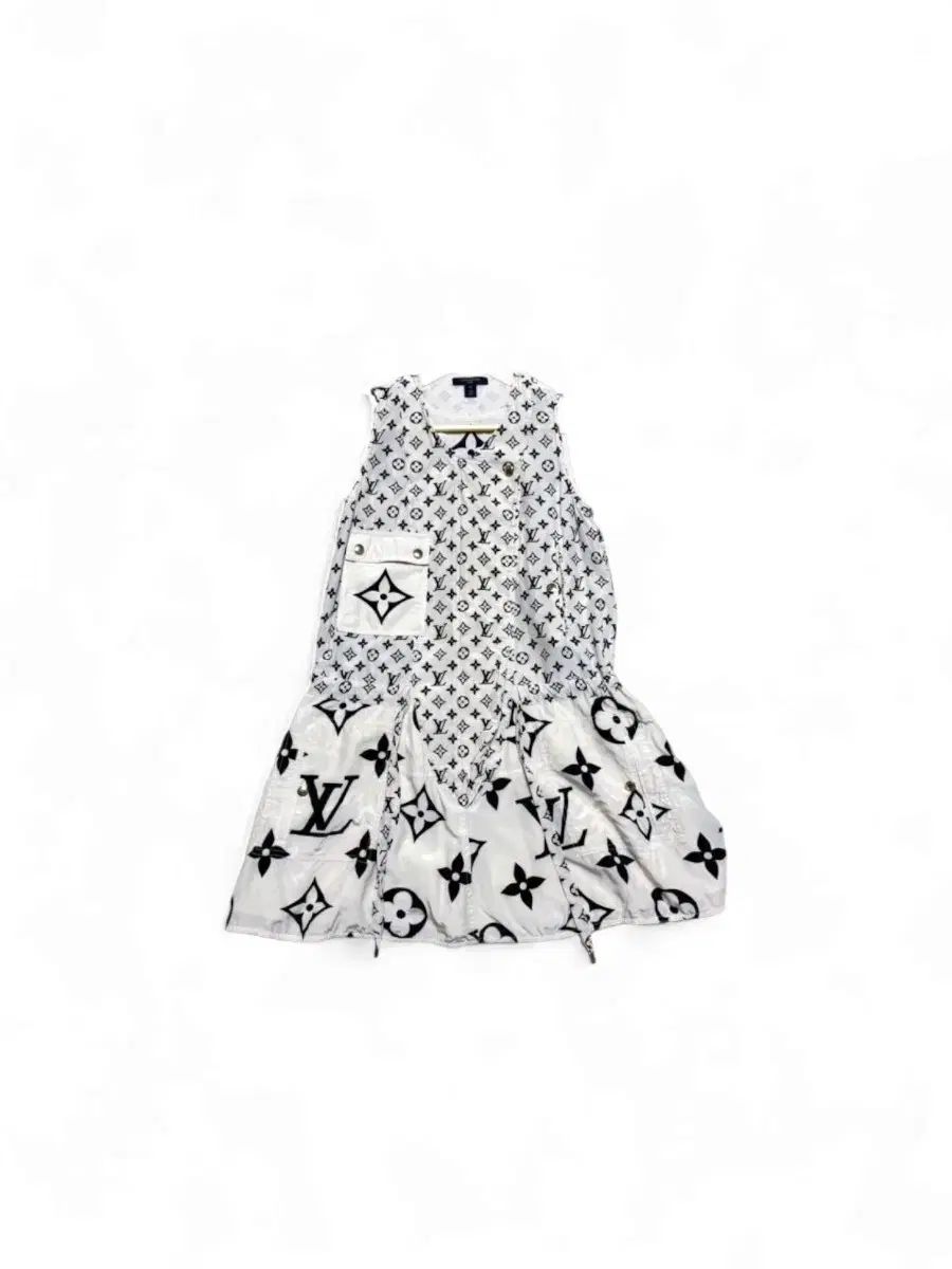 36 ルイ ヴィトン モノグラム シルク ドレス Louis Vuitton ルイヴィトン ワンピース