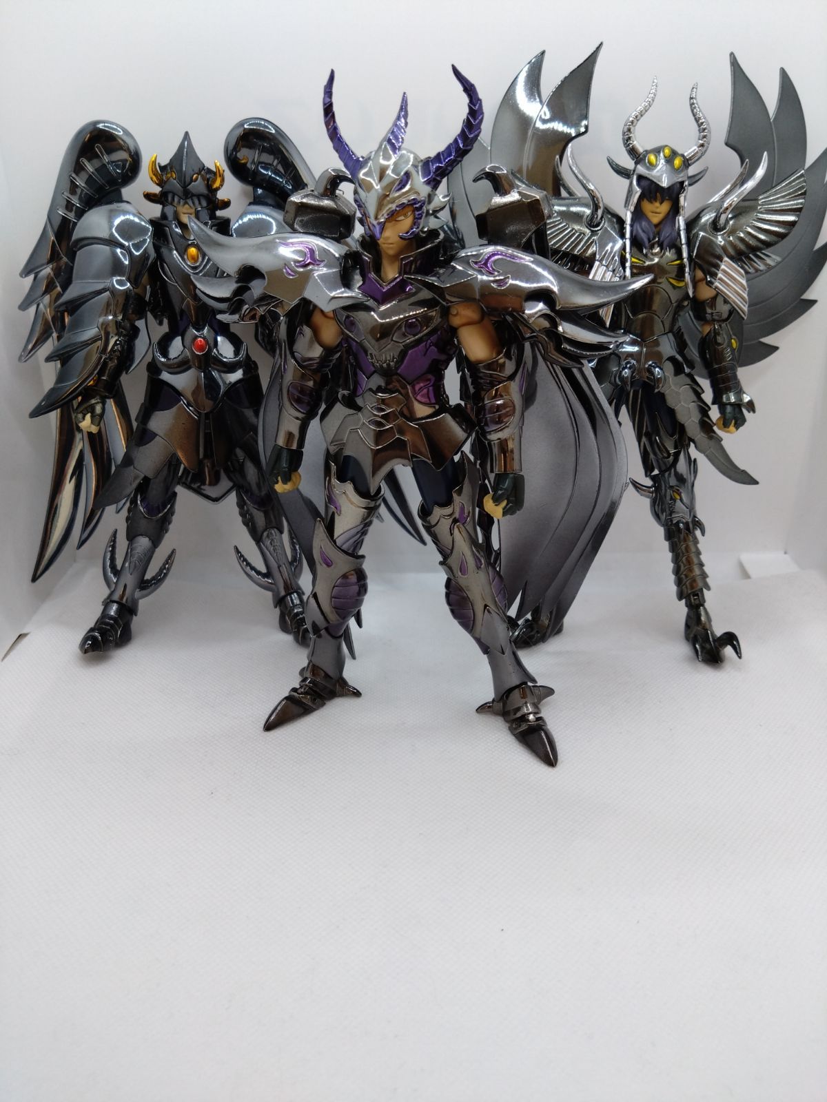 聖闘士聖衣神話 冥界三巨頭　フィギュア　ラダマンティス　ミーノス　アイアコス 聖闘士聖衣神話 冥界三巨頭 フィギュア ラダマンティス ミーノス