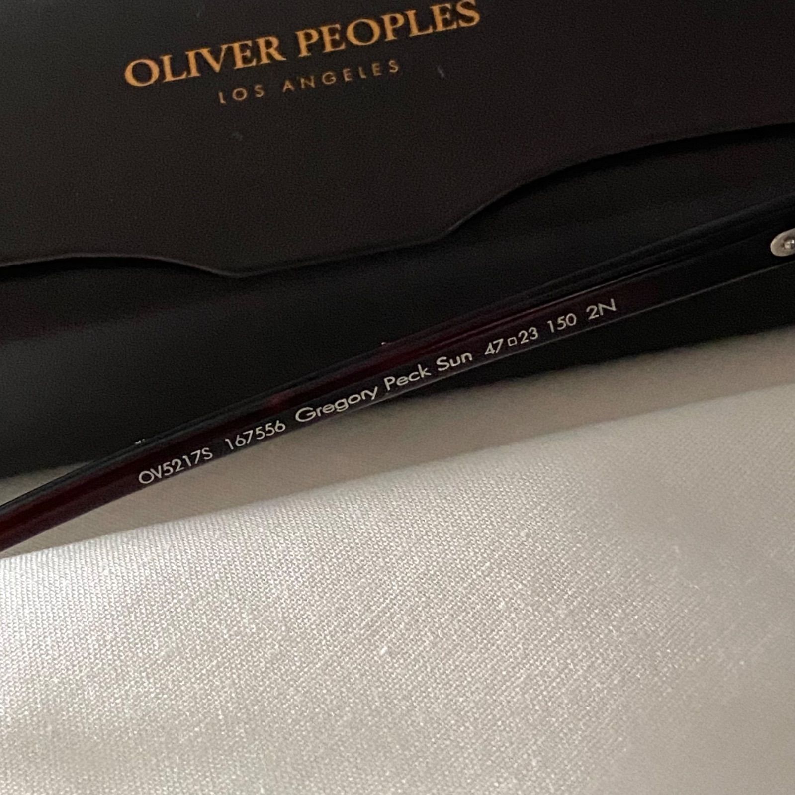 OV255 新品 OLIVER PEOPLES Gragory Peck Sun - サングラス/メガネ