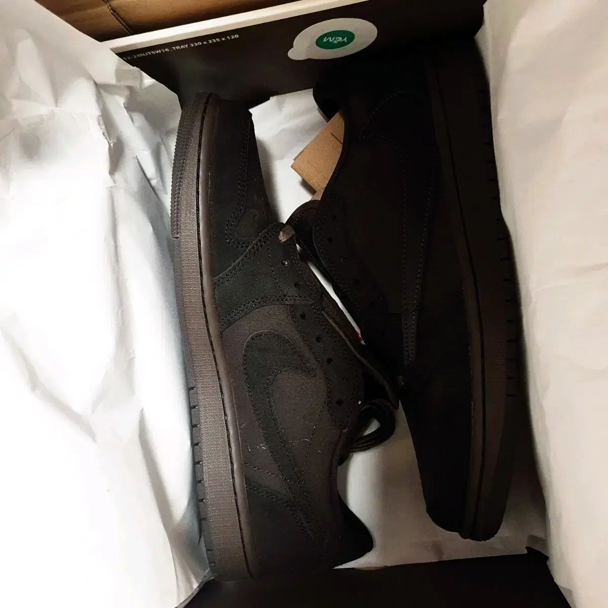 【雷市場（ポンジャン）商品韓国直送】 NIKE(ナイキ) ジョーダン 1 ロー SCOTT(スコット) ブラウン モカ 285