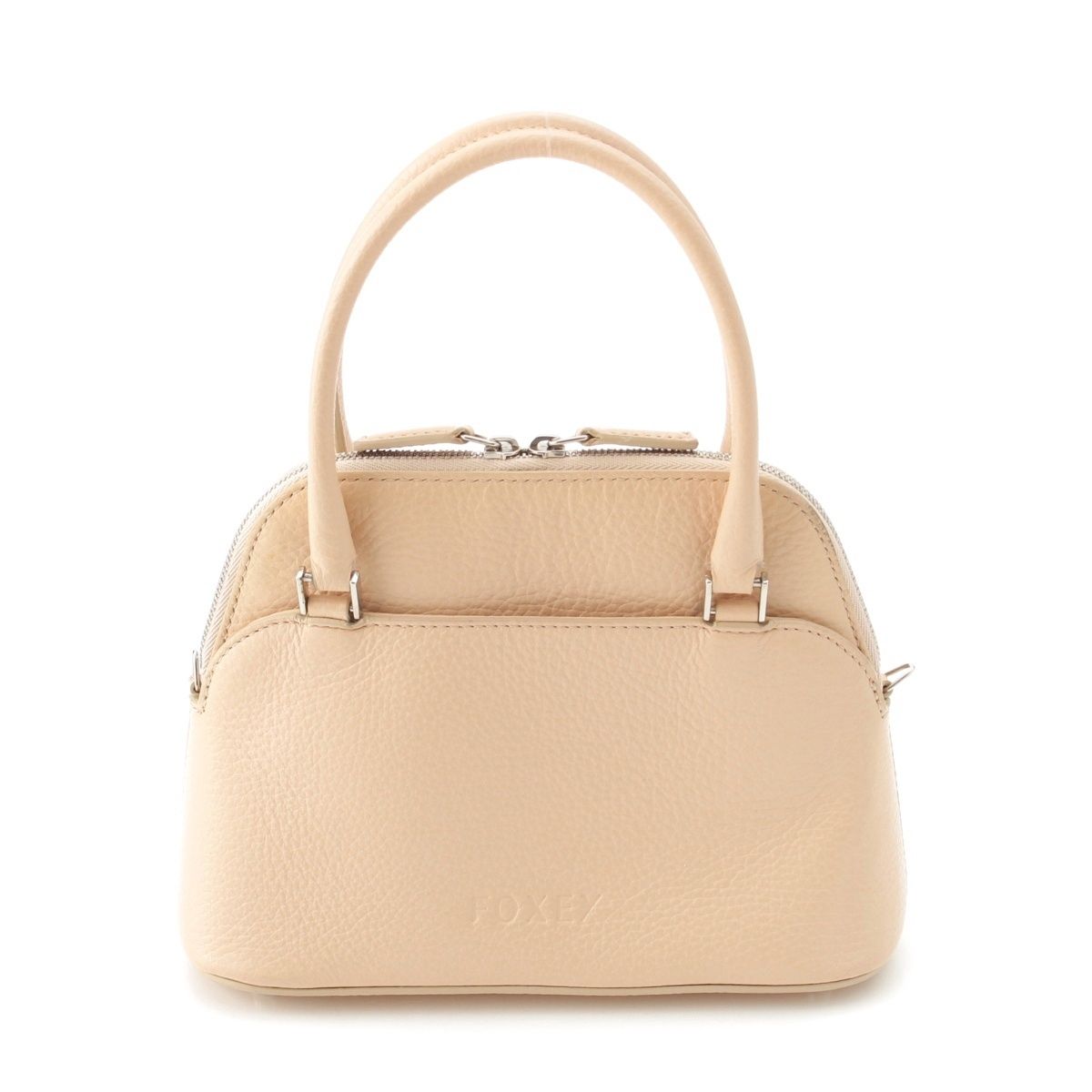 フォクシー ミニ マカロン レザー 2WAY ハンドバッグ ショルダーバッグ