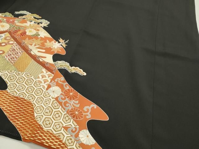 駒刺繍 吉祥花文