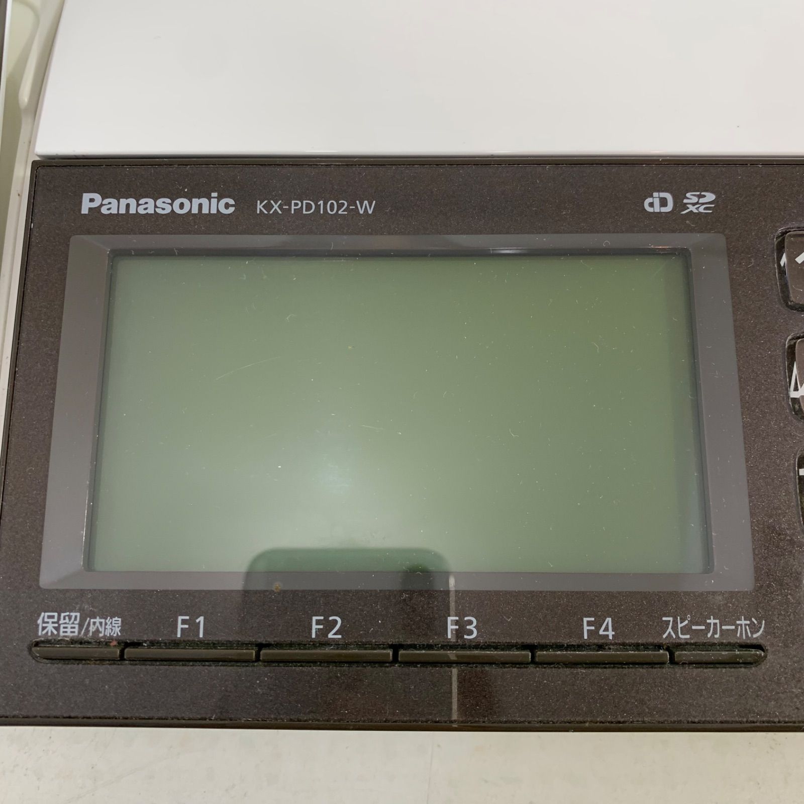 パナソニック FAX付き電話機 おたっくす KX-PD102-W - メルカリ