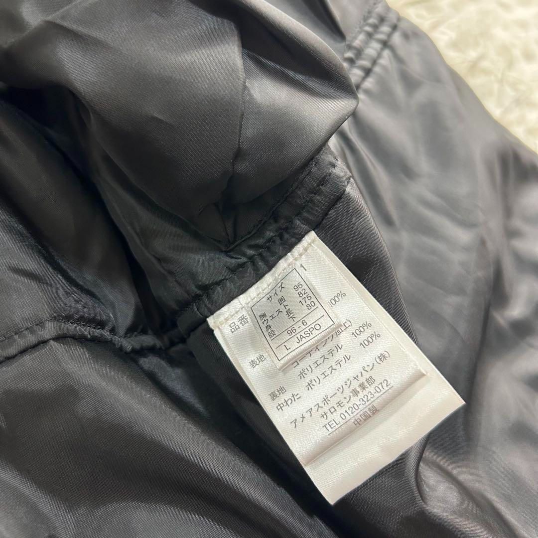 良品✨サロモン スキーウェア セットアップ L メンズ ロゴ刺繍