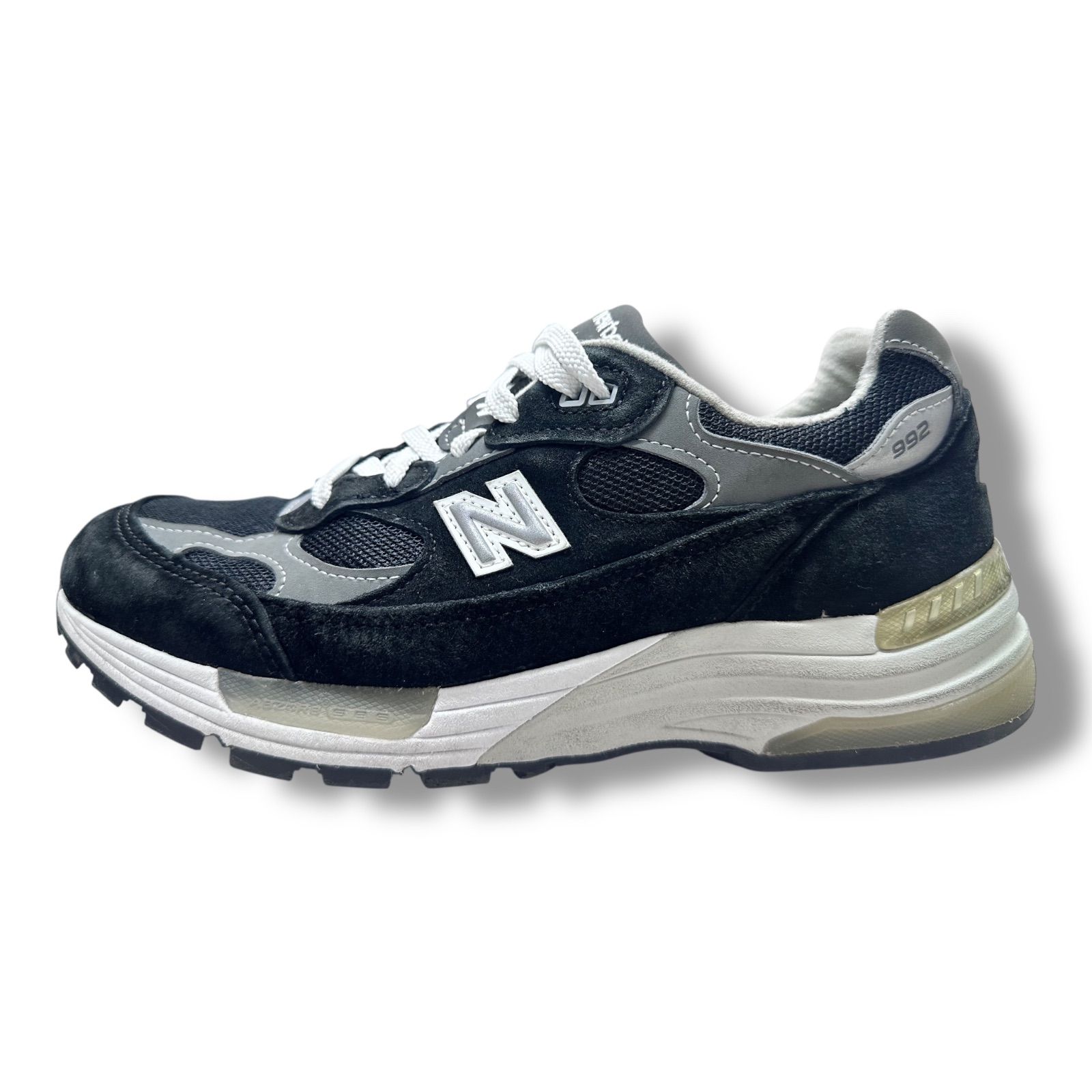 New Balance 992 Black スエード スニーカー M992EB ニューバランス ブラック 26cm 93826A1