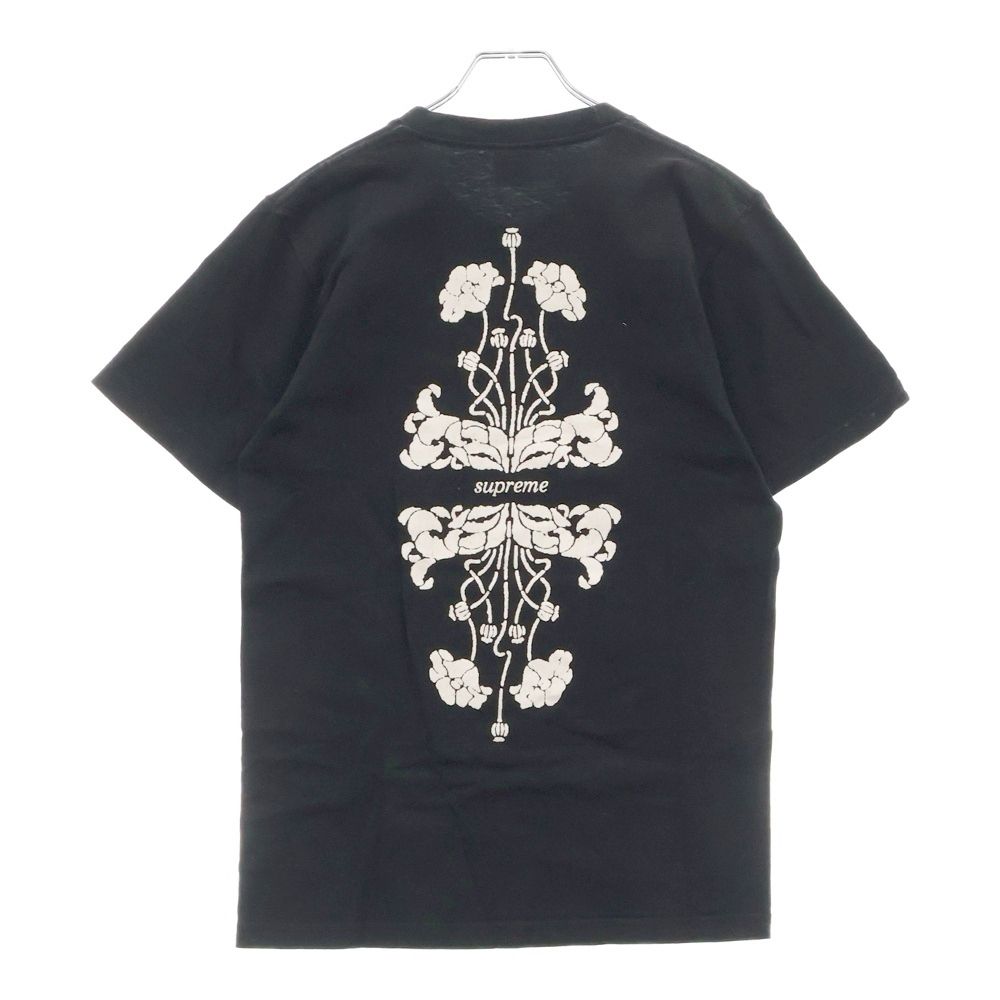SUPREME (シュプリーム) 15AW Floral Tee フローラル 半袖カットソー Tシャツ ブラック