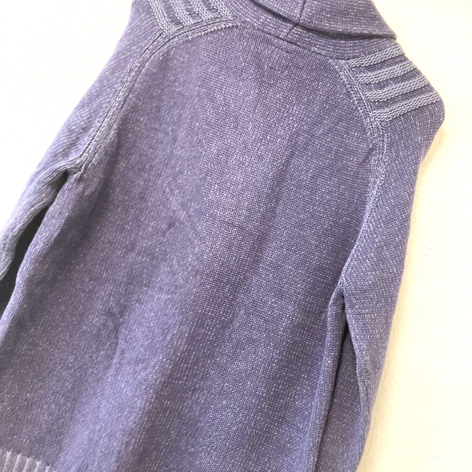w^)b GAP ギャップ ショールカラー ニット カーディガン 羽織り フル 