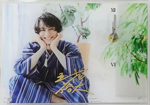 置き時計 壁掛け時計 立花裕大 直筆サイン入りアクリル時計2 立花裕大 Birthday Event 2021