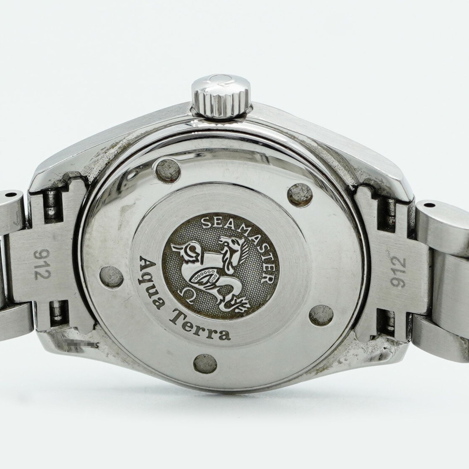 オメガ シーマスター 2577.50 黒文字盤腕時計 レディース - メルカリ