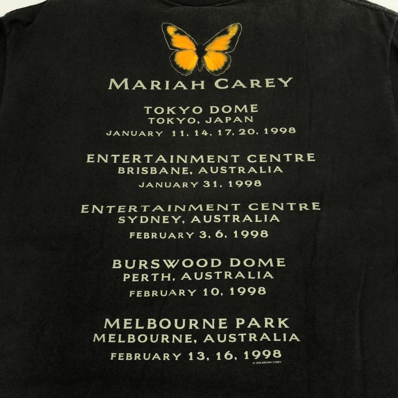 中古】MARIAH CAREY 1998 TOUR TEE ｻｲｽﾞL オールド マライアキャリー