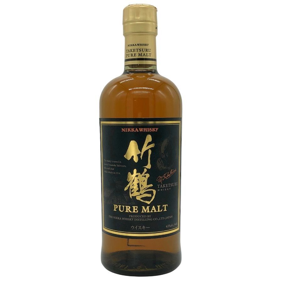 東京都限定◇ニッカ 竹鶴 ピュアモルト 黒ラベル 700ml 43%【S0】