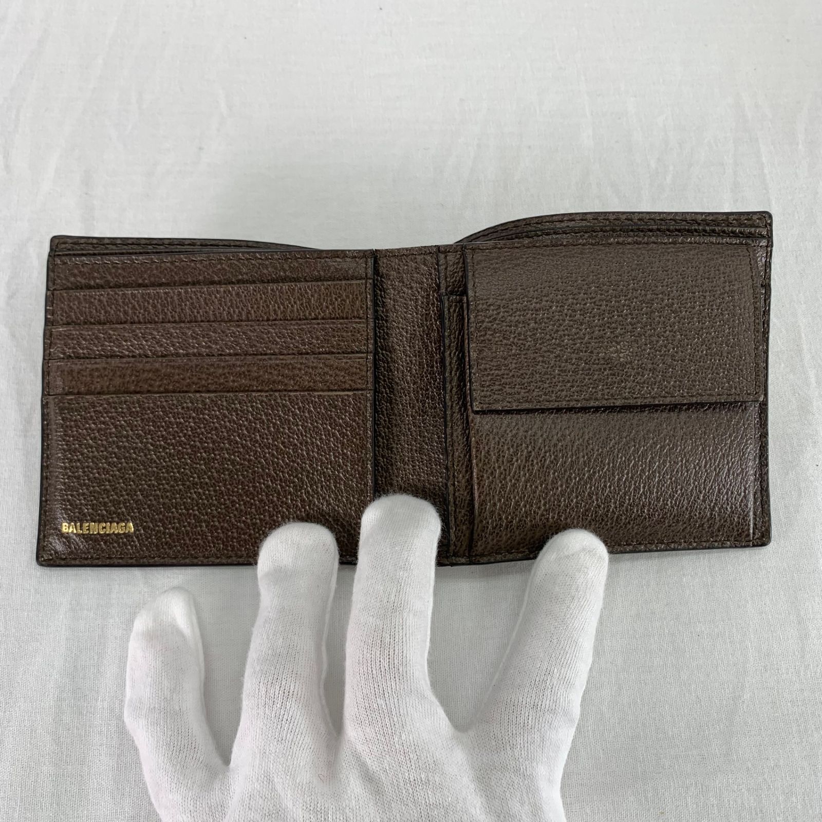 限定品 激レア 超美品 グッチ バレンシアガ コラボ ザ ハッカー 三つ折り財布