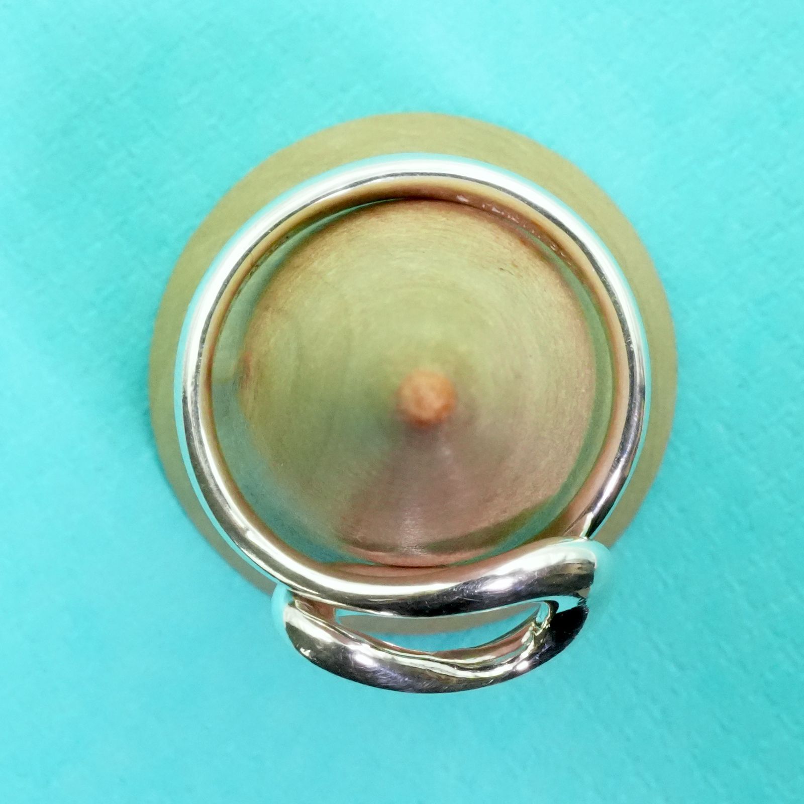 極美品6号 ティファニー オープンウェーブ シルバー リング/24-5708S