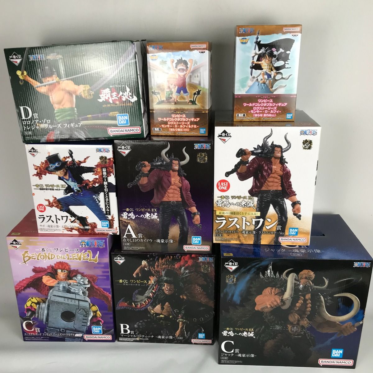 □□ ONE PIECE ワンピース フィギュア まとめ 一番くじ 雷鳴へ