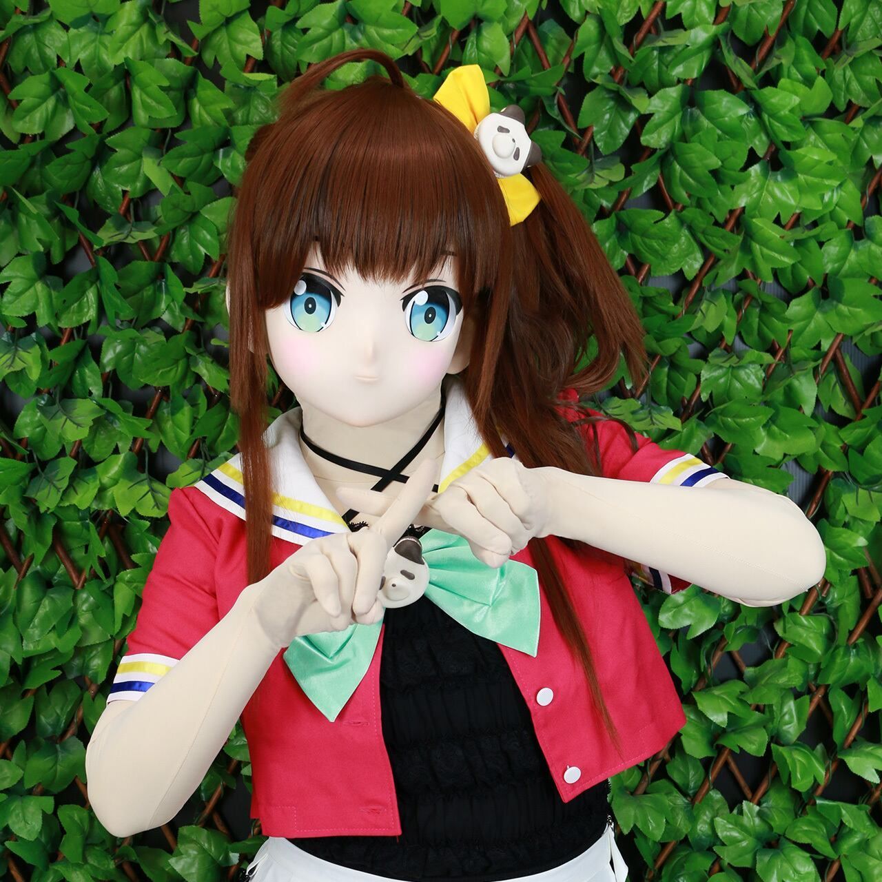 着ぐるみ　マスク　 コスプレ　コスチューム 十六夜咲夜 全頭面 鍵付き 着ぐるみ マスク コスプレ
