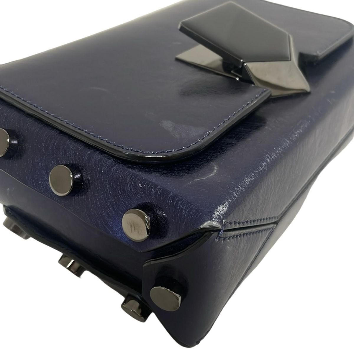 JIMMY CHOO(ジミーチュウ) ショルダーバッグ ロケットプティ ネイビー