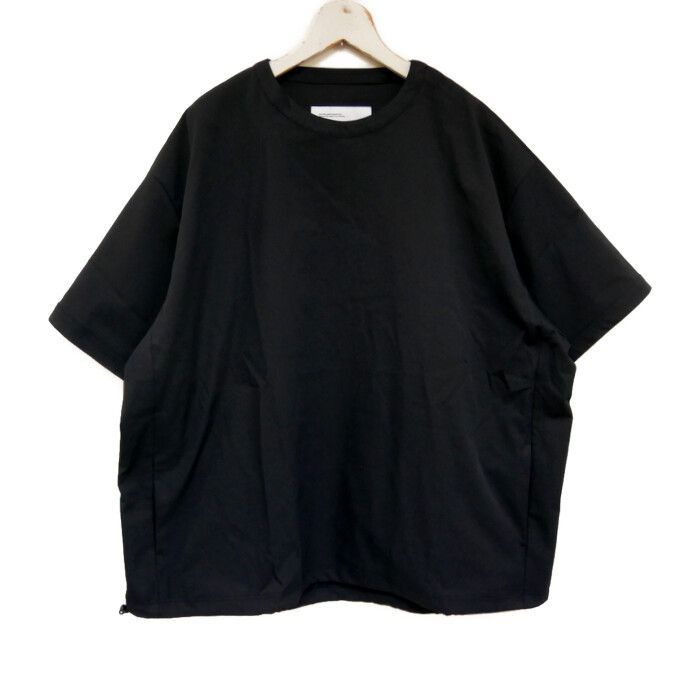 UNTRACE アントレース 正規 24SS LINEN TWILL SPLIT RAGLAN PULLOVER SHIRT S|S リネンツイル プルオーバーシャツ UN-010_SS24 定価29700円 DARK NAVY ダークネイビー 紺 2