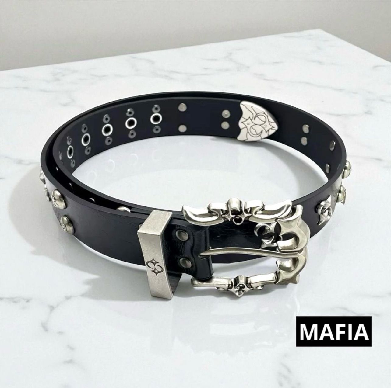 スタッズベルト Vintage ヴィンテージ ストリートファッション black