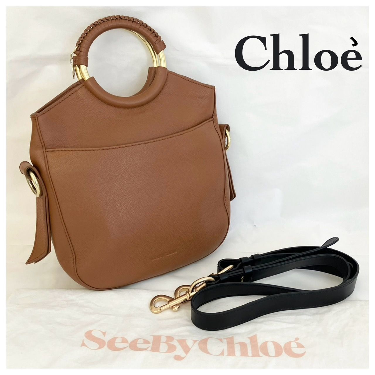 クロエ ショルダーバッグ | Chloe（クロエ）の「WOODY / ストラップ 