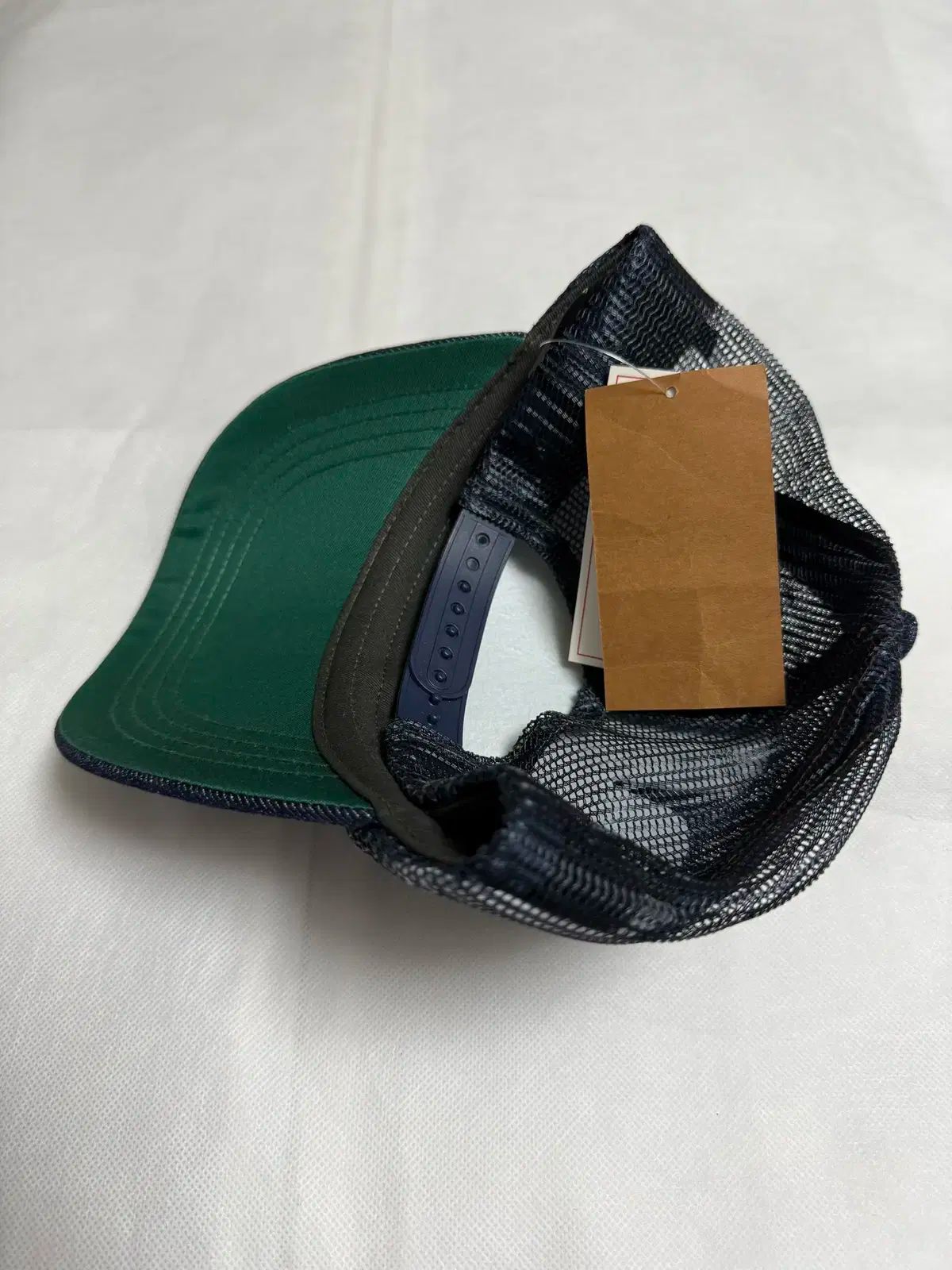 RRL ダブルアールエル トラッカーキャップ ネイビー 新品 RRL ダブルアールエル デニム ビル メッシュ トラッカー