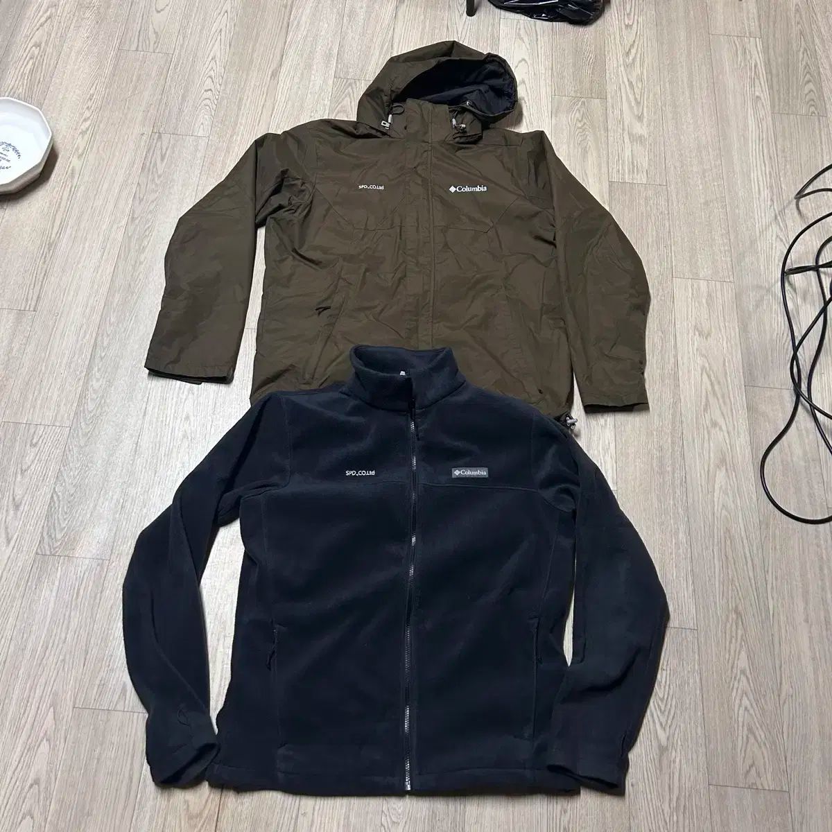 コロンビア 2重 アウター ジャケット ウィンドブレーカー 105