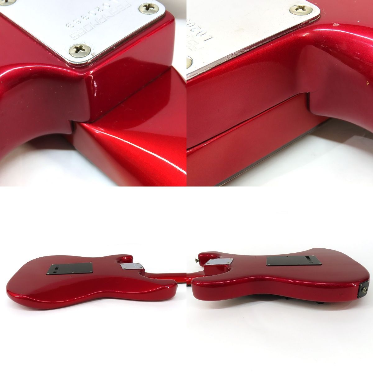 FERNANDES エレキギター レッド FERNANDES THE FUNCTION フェルナンデス エレキギター レッド