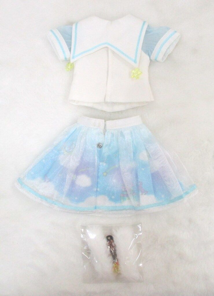 ドールアクセサリー　MSD＆MDD＆DDP用 コットンキャンディーセーラー・ミニ(ブルー) 「天使のころも」 ボークスショップ＆ホビー天国ウェブ限定 ボークス 天使のころも コットンキャンディーセーラー・ミニ