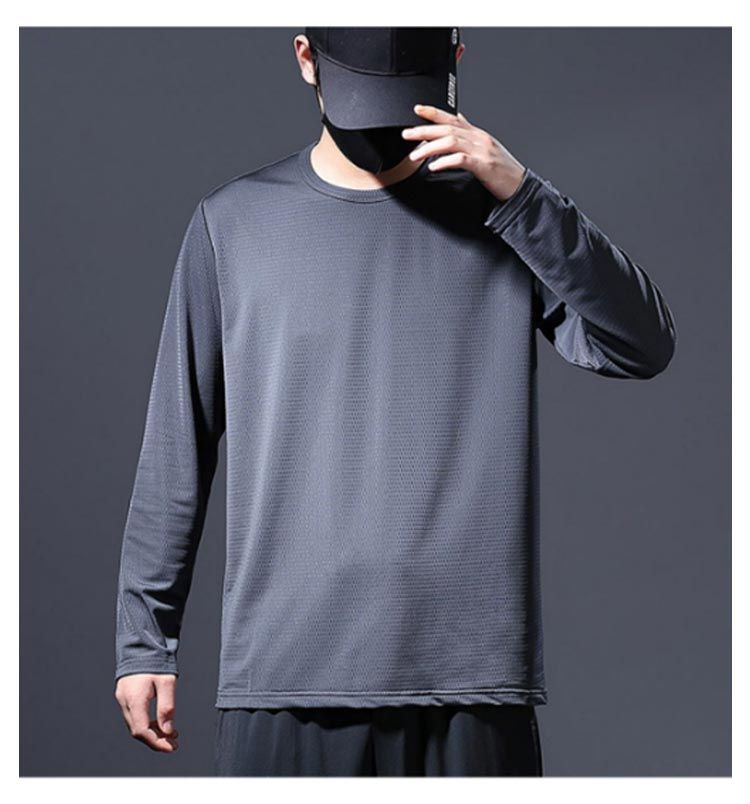 メッシュtシャツ ロングtシャツ メンズ 長袖 tシャツ 夏 涼しい