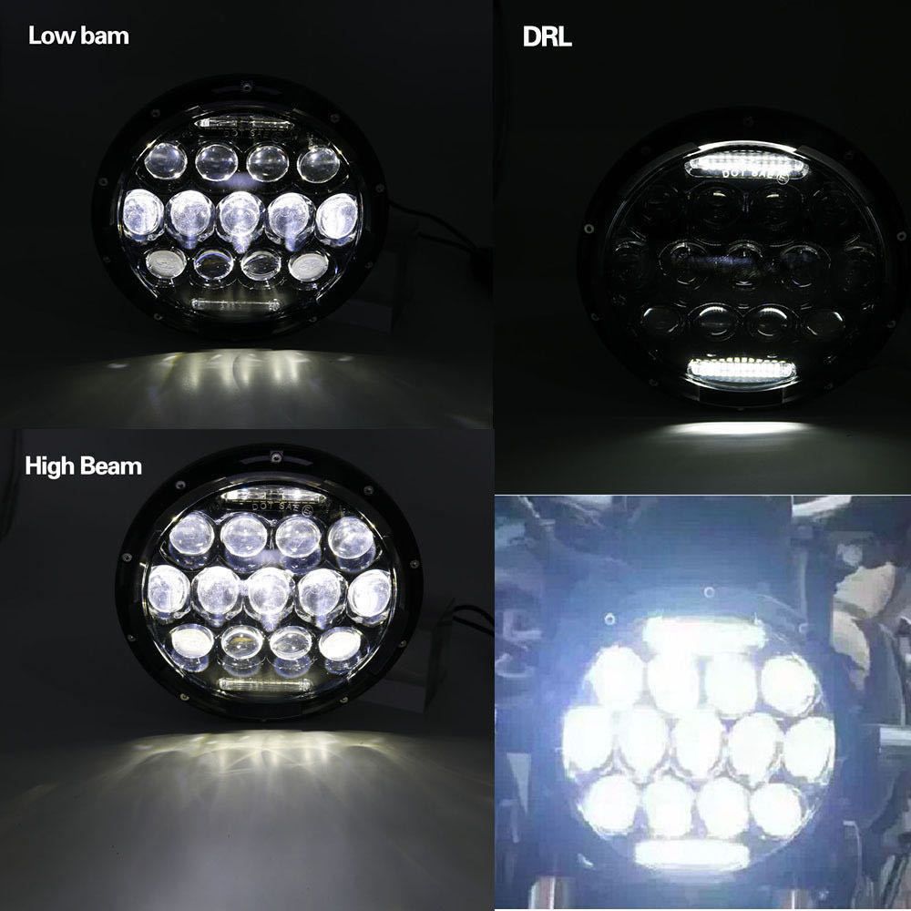 LEDヘッドライト SJ30 JA11 ジムニー 専用キャンバス付7インチLED