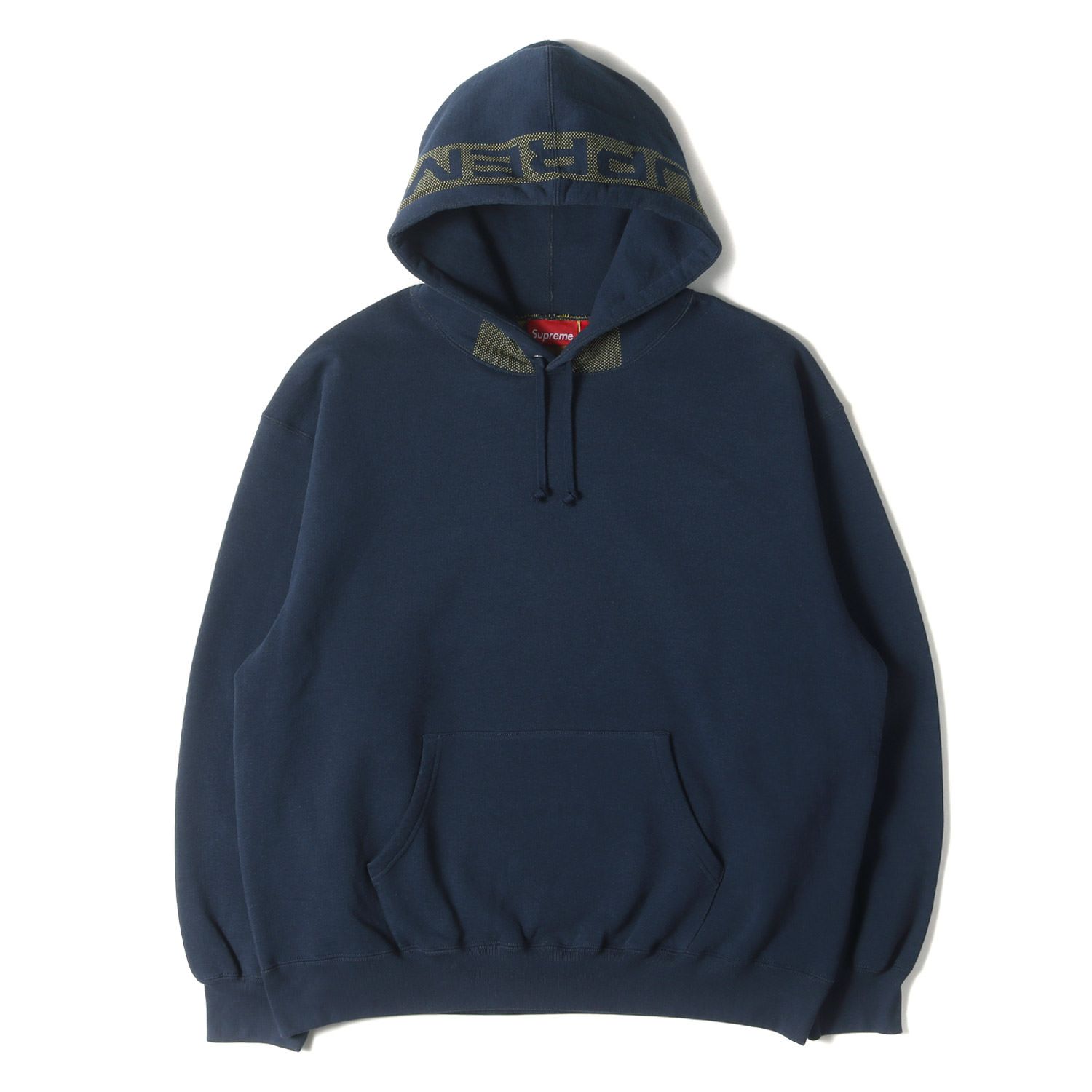 Supreme シュプリーム パーカー ネイビー 紺 サイズ:XL | 24SS ジャガードロゴフード スウェットパーカー (Jacquard Stripe Hooded Sweatshirt) | トップス フーディー【メンズ】【中古】【K4592】 Supreme シュプリーム パーカー ネイビー 紺 サイズ:XL | 24SS