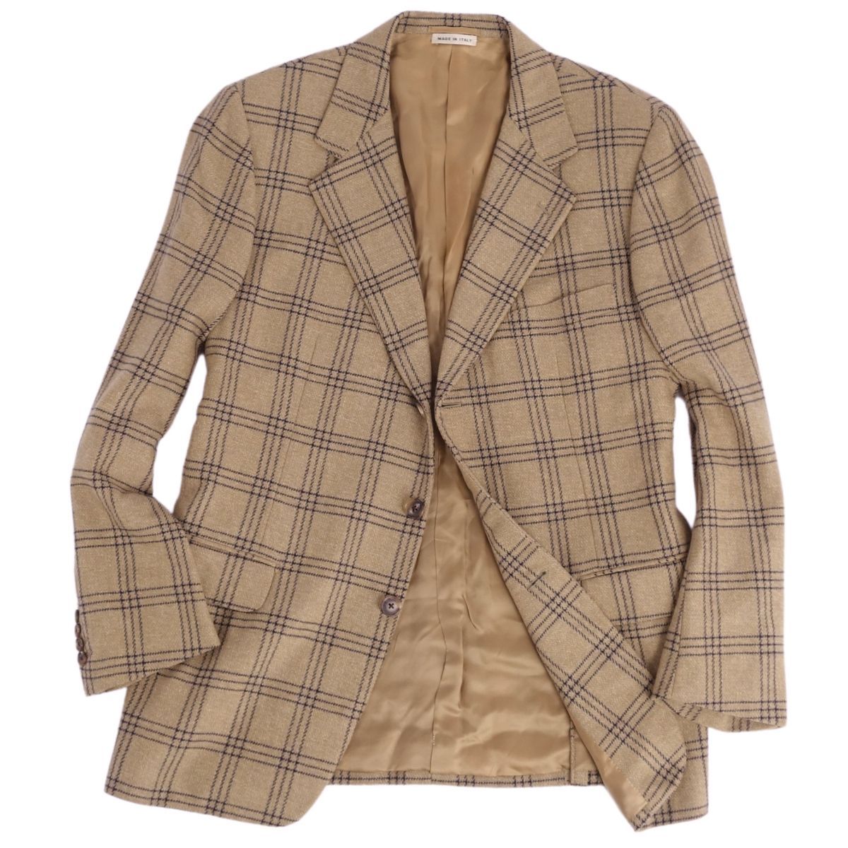 美品 エルメス HERMES ジャケット テーラードジャケット チェック柄