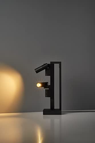 STAND-M 2灯_Black 「美術館やホテルの上質な光を楽しむ、贅沢