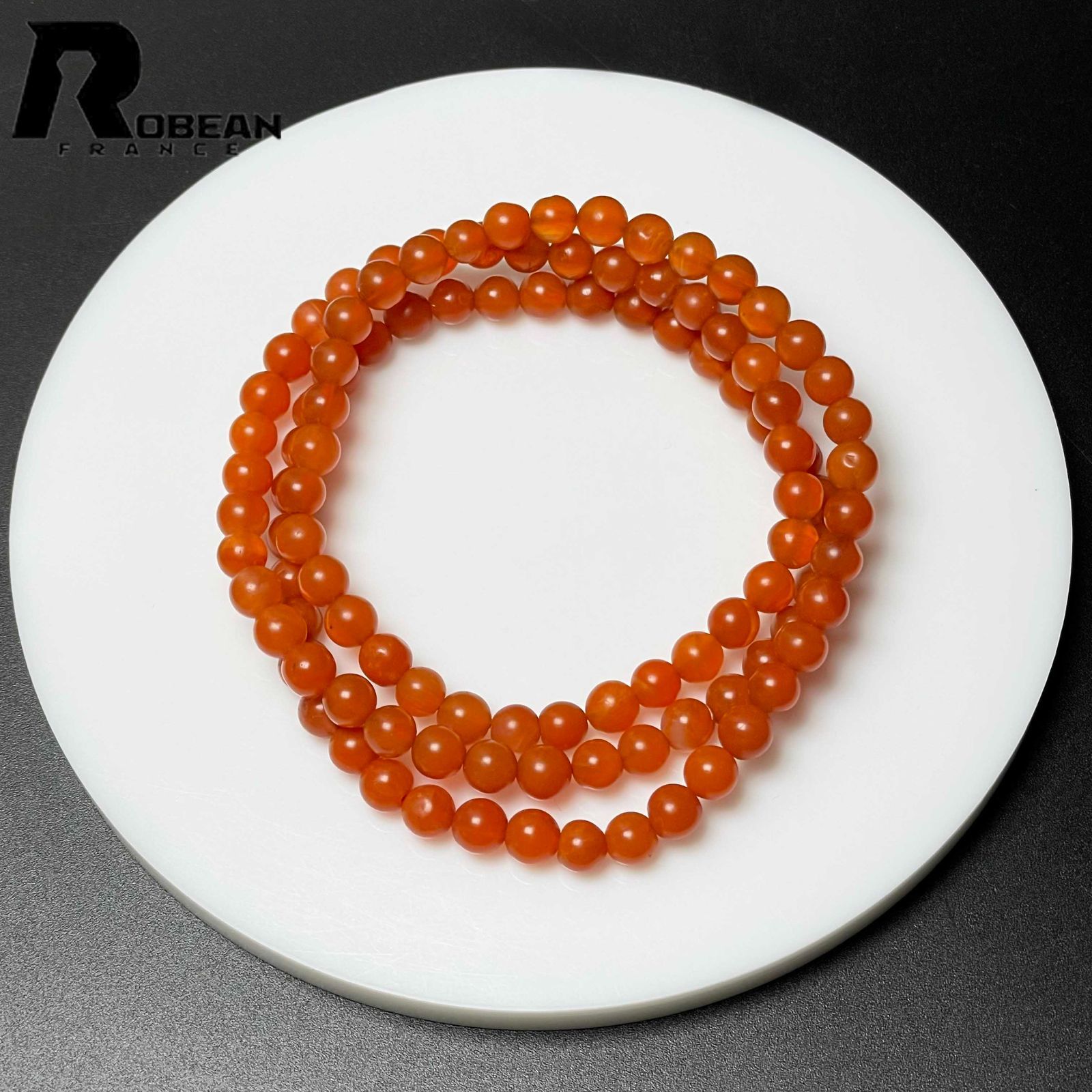 仏教の七宝の一つ 1円 超美品 紅瑪瑙 紅めのう レッド